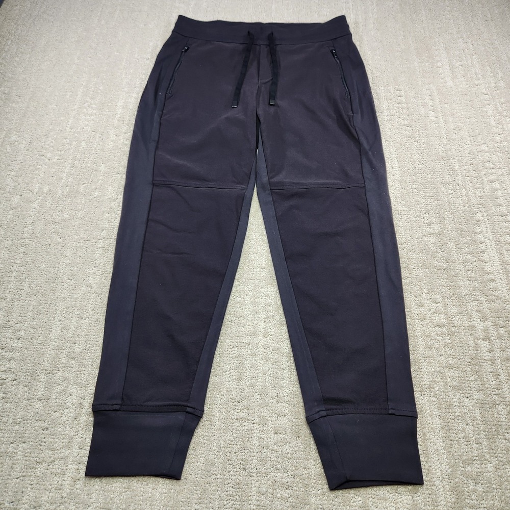 Athleta Pants Women 4 Petite Headlands‎ Hybrid Trek Jogger Black Stretch Woven